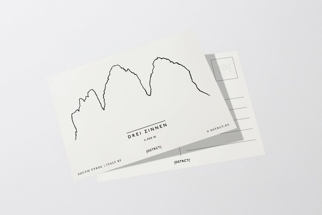 Drei Zinnen Vorarlberg Postkarte Postcard