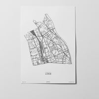 Lend | 8020, 8051 | Graz | City Map Karte Plan Bild Print Poster Unframed Ohne Rahmen
