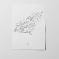 Ries | 8010, 8036, 8044, 8047 | Graz | City Map Karte Plan Bild Print Poster Unframed Ohne Rahmen