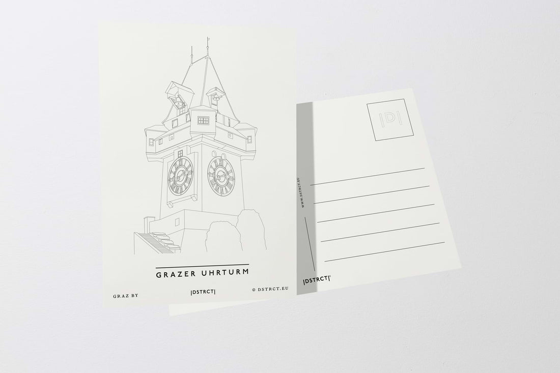 Grazer Uhrturm | Graz |  Postkarten Post Card