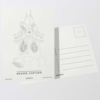Grazer Uhrturm | Graz | Postkarten Post Card