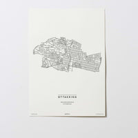 Ottakring | 1160 | Wien | City Map Karte Plan Bild Print Poster Ohne Rahmen Unframed