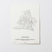 Möhringen | 70567, 70565 | Stuttgart | City Map Karte Plan Bild Print Poster Ohne Rahmen Unframed
