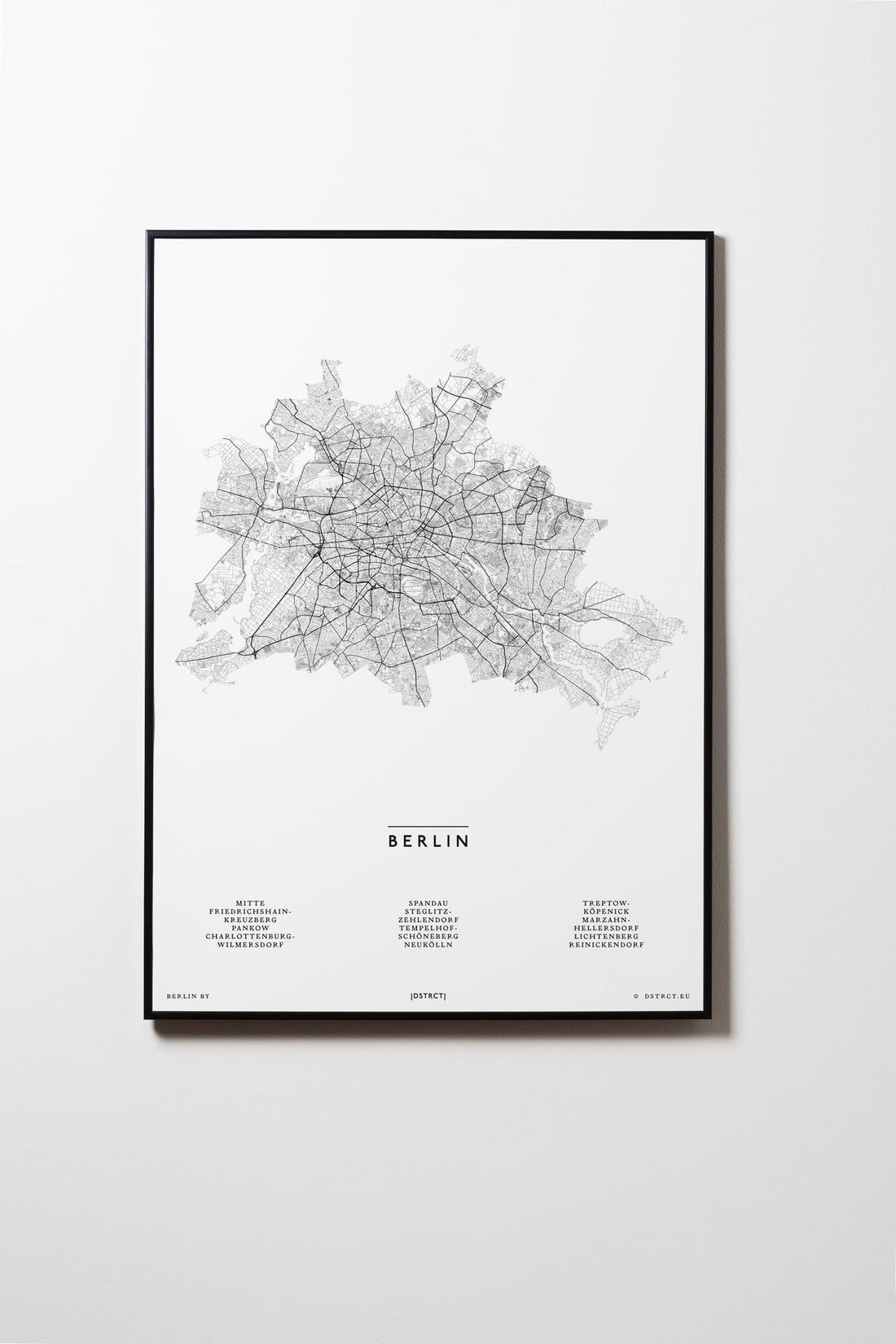 Berlin | Deutschland | City Map Karte Plan Bild Print Poster Mit Rahmen FramedBerlin | Deutschland | City Map Karte Plan Bild Print Poster Mit Rahmen Framed L & XL