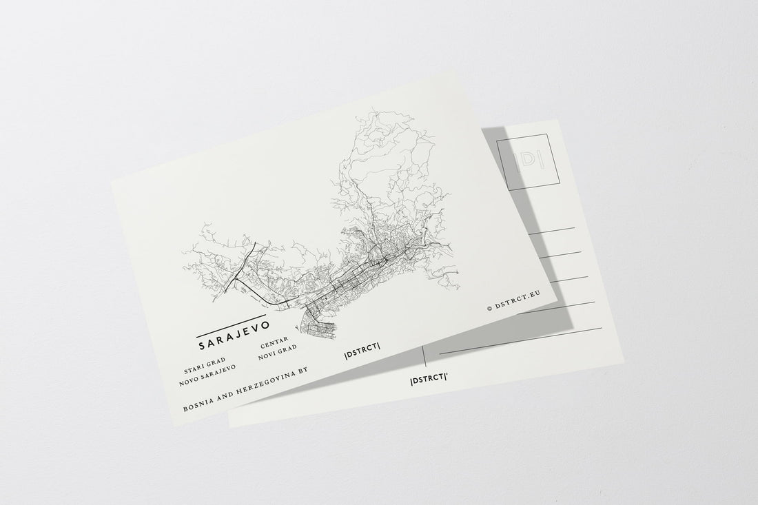 Sarajevo Bosnien und Herzegowina Postkarte Postcard