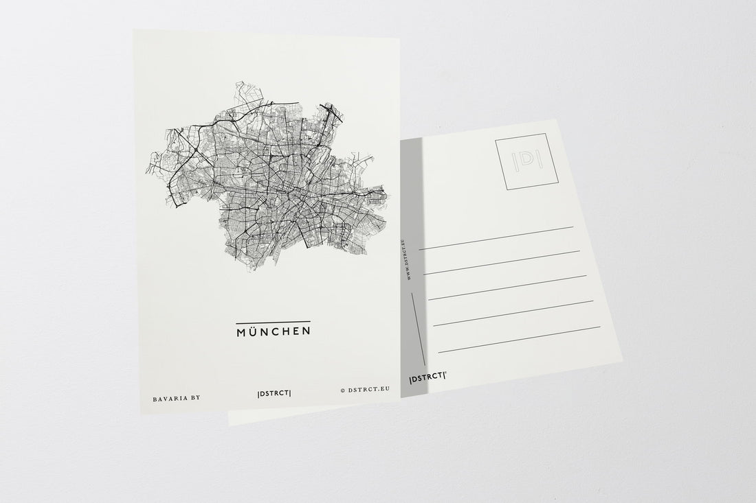 München Bayern Deutschland Postkarte Postcard