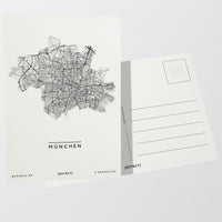 München Bayern Deutschland Postkarte Postcard