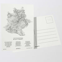 Stuttgart Baden-Württemberg Deutschland Postkarte Postcard