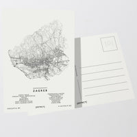 Zagreb Agram Kroatien Croatia postcard Postkarte