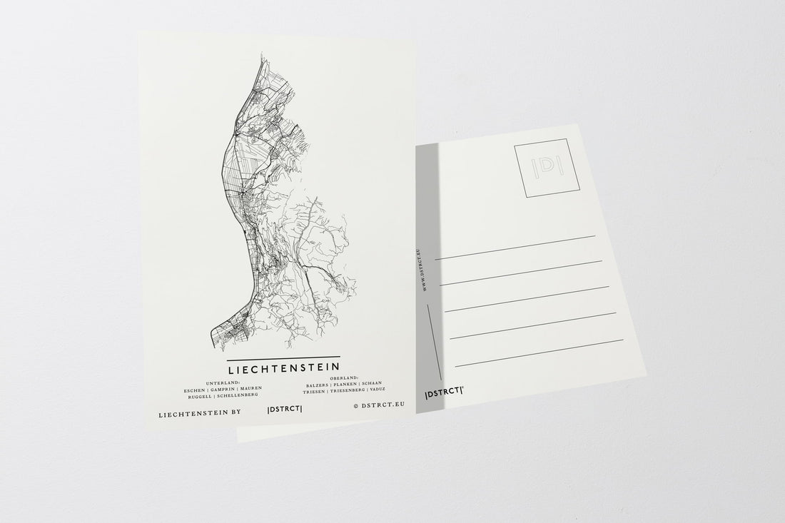 Fürstentum Liechtenstein Postkarte Postcard