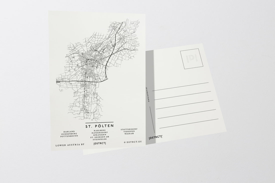Niederösterreich St. Pölten Postkarte postcard