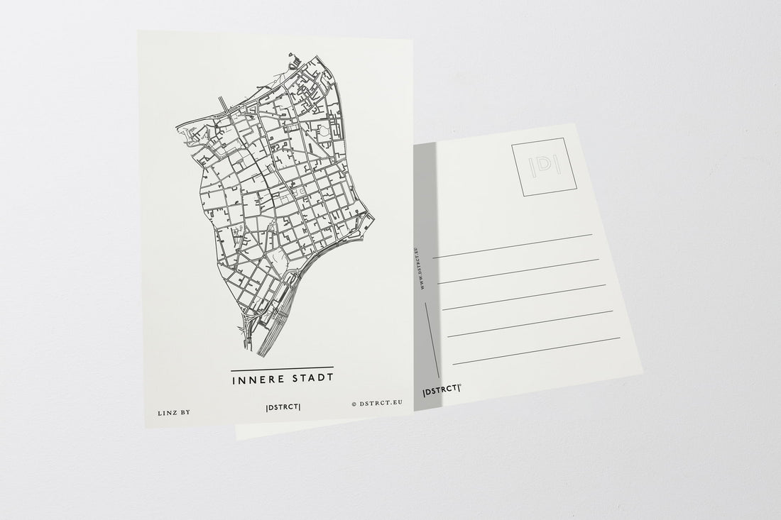 Innere Stadt Linz Oberösterreich Postkarte Postcard