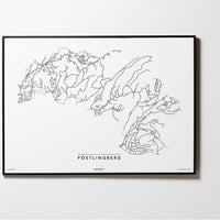 Pöstlingberg | 4040 | Linz | City Map Karte Plan Bild Poster Print Mit Rahmen Framed L & XL