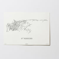 St. Magdalena | 4040 | Linz | City Map Karte Plan Bild Print Poster Ohne Rahmen Unframed