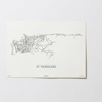 St. Magdalena | 4040 | Linz | City Map Karte Plan Bild Print Poster Ohne Rahmen Unframed