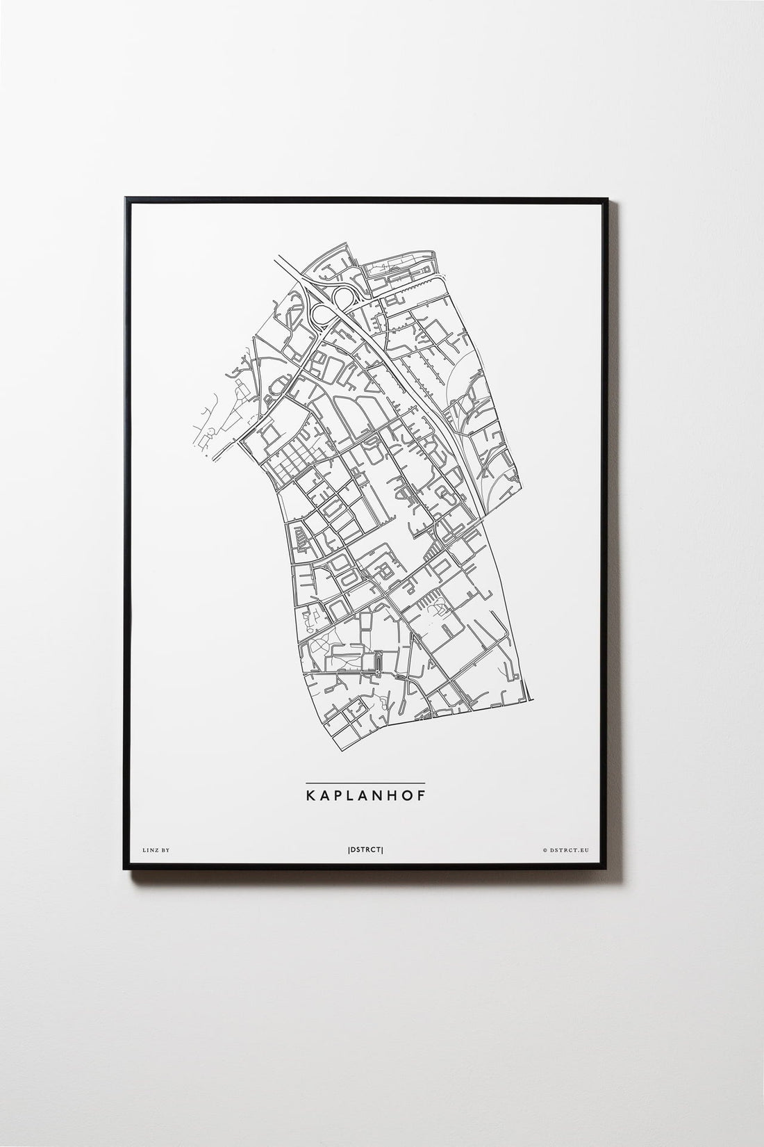Kaplanhof | 4020 | Linz | City Map Karte Plan Bild Print Poster Mit Rahmen Framed L & XL