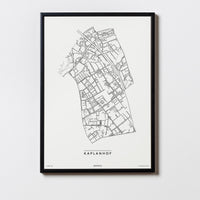 Kaplanhof | 4020 | Linz | City Map Karte Plan Bild Print Poster Mit Rahmen Framed