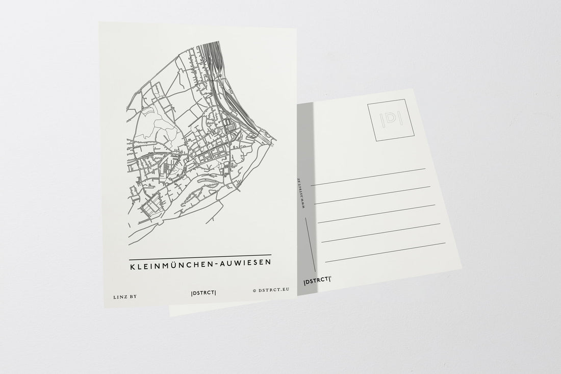 Kleinmünchen-Auwiesen Linz Oberösterreich Postkarte Postcard