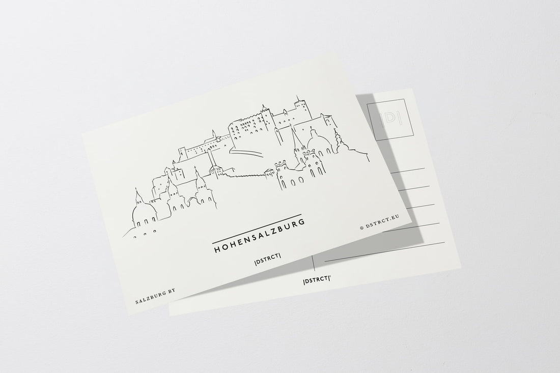 Hohensalzburg Wien Postkarte postcard