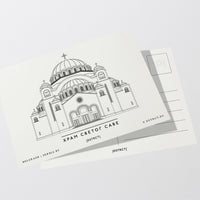 Hram Svetog Save Belgrad Beograd Postkarte Postcard