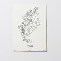 Geidorf | 8010 - 8036 | Graz | City Map Karte Plan Bild Print Poster Ohne Rahmen Unframed