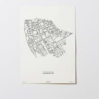 Jakomini | 8010 - 8042 | Graz | City Map Karte Plan Bild Print Poster Ohne Rahmen Unframed