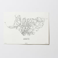 Andritz | 8010, 8043, 8044, 8045, 8046 | Graz | City Map Karte Plan Bild Print Poster Unframed Ohne Rahmen