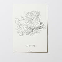 Kapfenberg | 8600 | Steiermark | City Map Karte Plan Bild Print Poster Ohne Rahmen Unframed