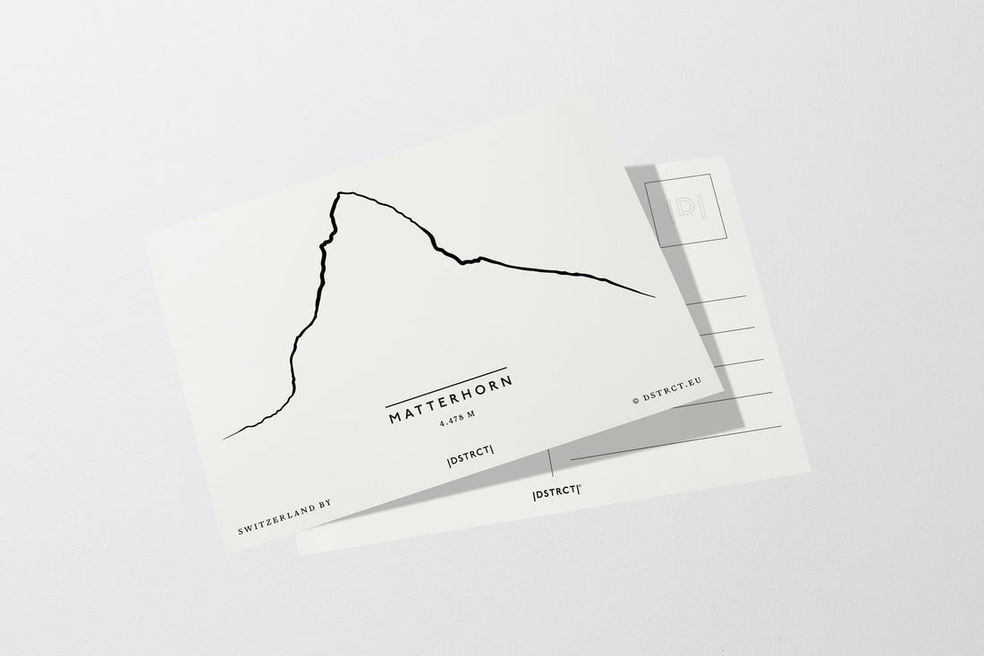 Matterhorn Schweiz Switzerland Postkarte Postcard