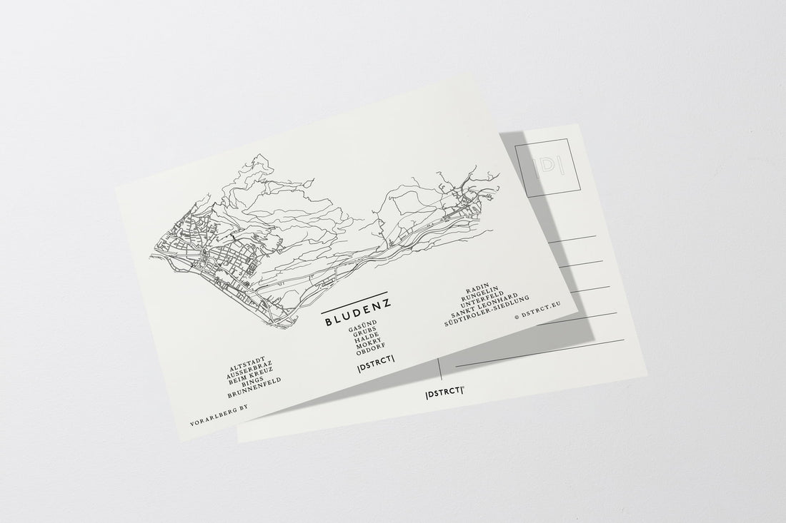 Bludenz Vorarlberg Postkarte Postcard