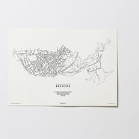 Bregenz | 6900 | Vorarlberg | City Map Karte Plan Bild Print Poster Ohne Rahmen Unframed