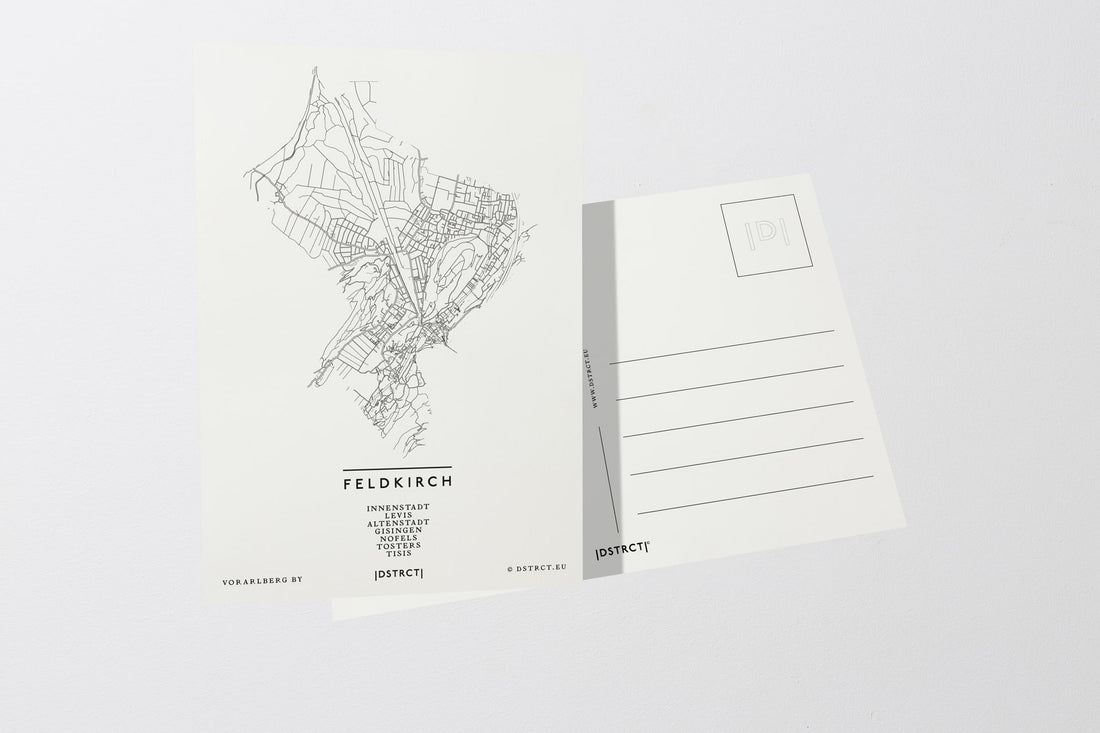Vorarlberg Feldkirch Postkarte Postcard