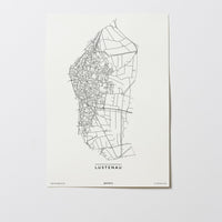 Lustenau | 6890, 6893 | Vorarlberg | City Map Karte Plan Bild Print Poster Ohne Rahmen Unframed