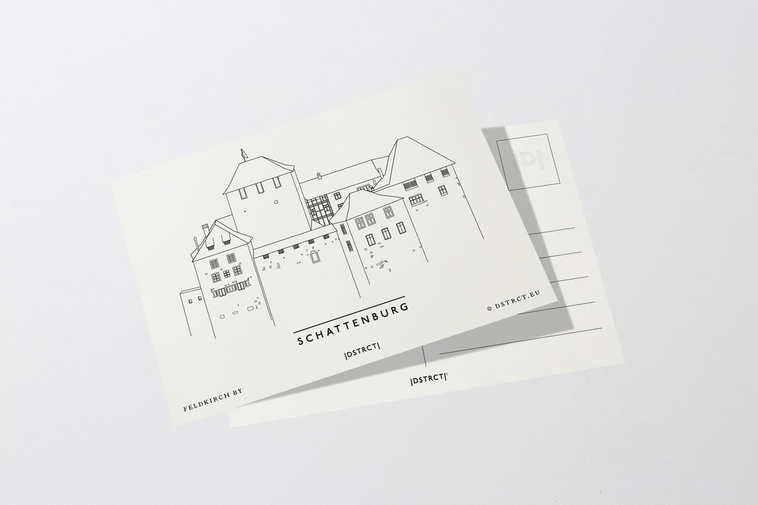Schattenburg Feldkirch Vorarlberg Postkarte Postcard