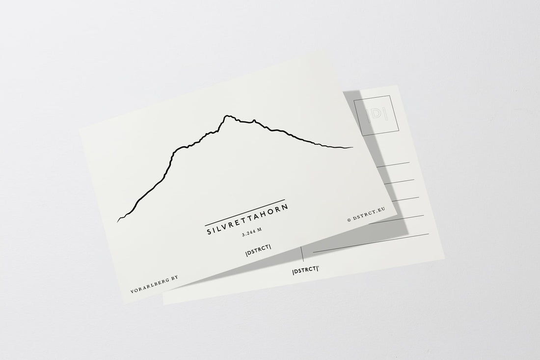 Silvrettahorn Vorarlberg Postkarte Postcard