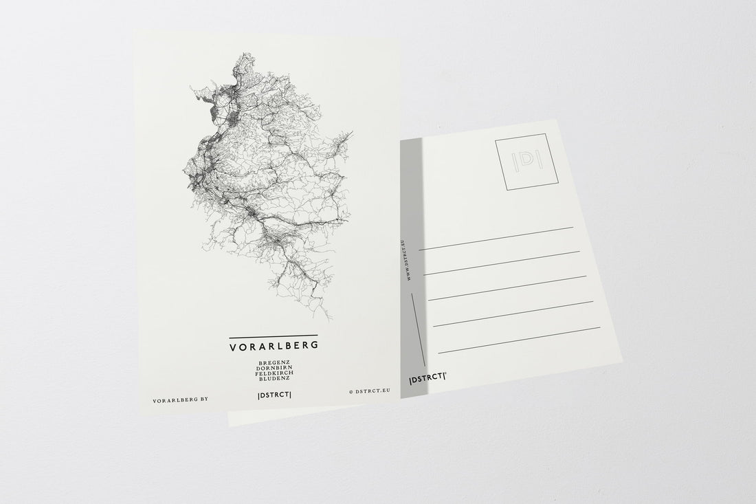 Vorarlberg Ländle Österreich Postkarte Postcard