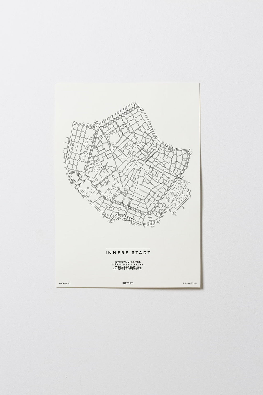 Innere Stadt | 1010 | Wien | City Map Karte Plan Bild Print Poster Ohne Rahmen Unframed