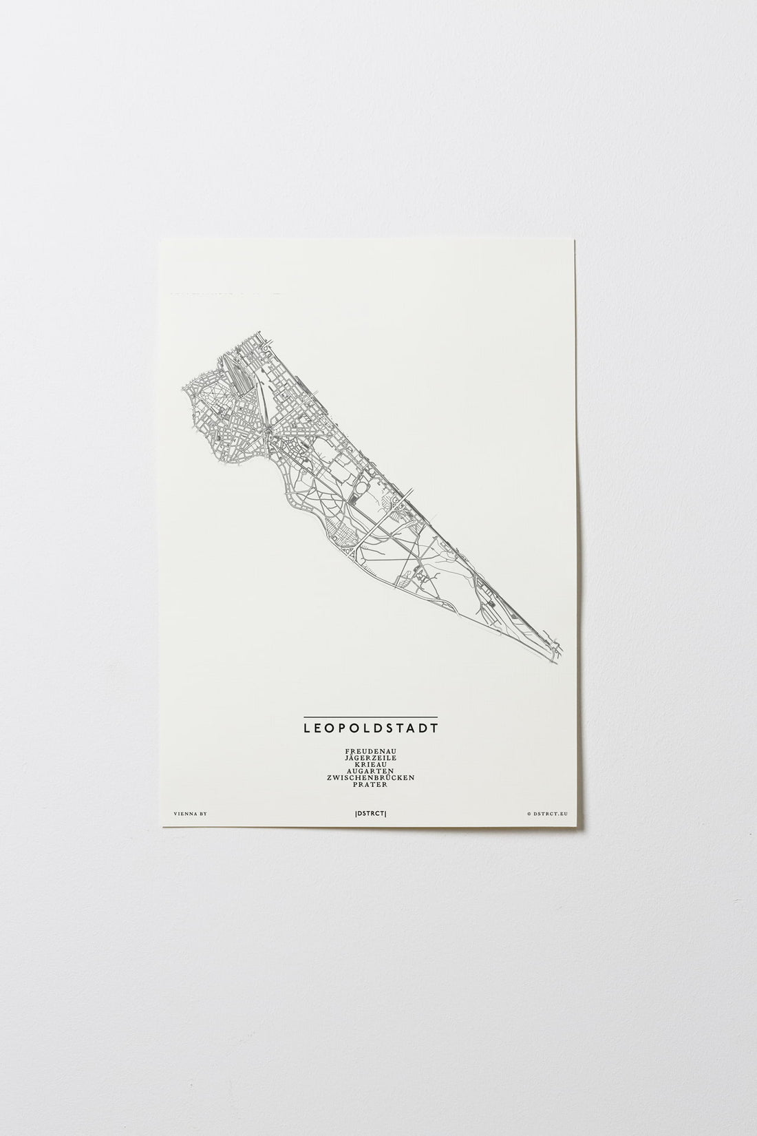 Leopoldstadt | 1020 | Wien | City Map Karte Plan Bild Print Poster Ohne Rahmen Unframed