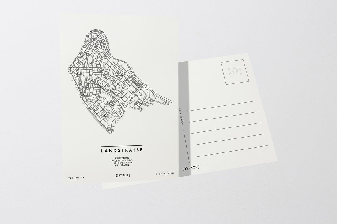 1030 Bezirk Landstraße Wien Postkarte postcard