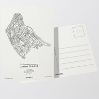 1030 Bezirk Landstraße Wien Postkarte postcard