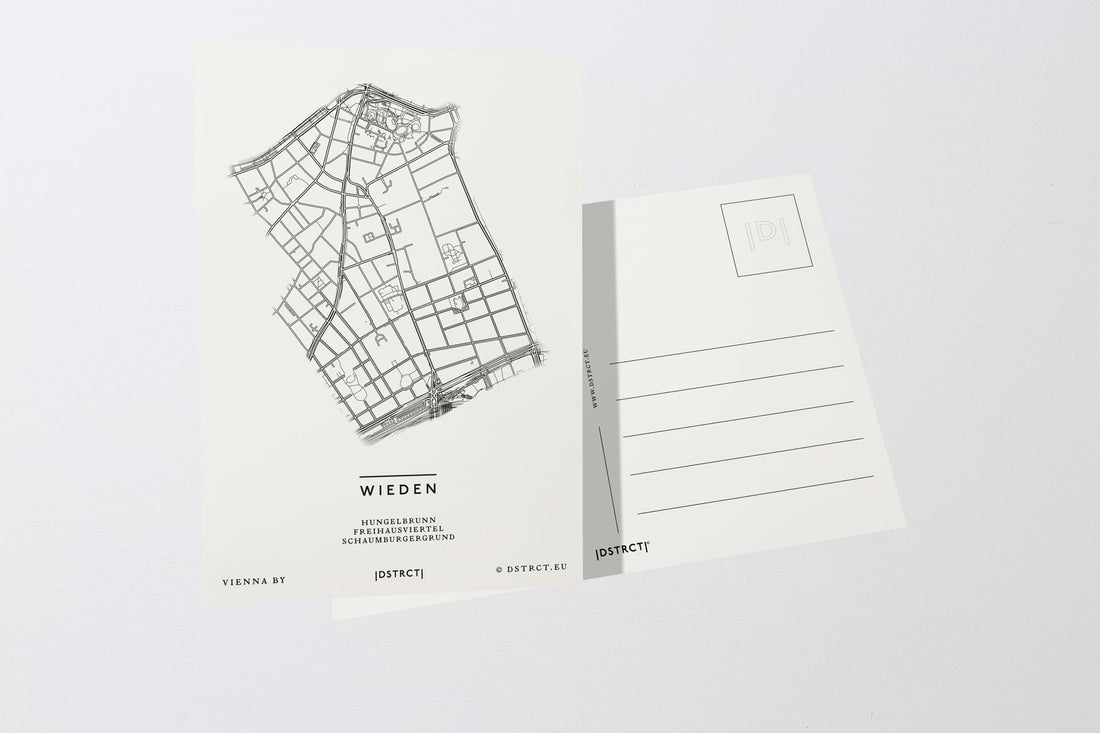 1040 Wieden Wien Postkarte postcard