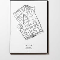 Wieden | 1040 | Wien | City Map Karte Plan Bild Print Poster Mit Rahmen Framed L & XL