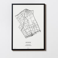Wieden | 1040 | Wien | City Map Karte Plan Bild Print Poster Mit Rahmen Framed