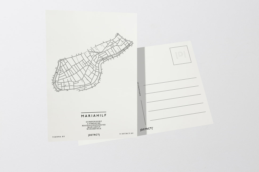 1060 Bezirk Wien Mariahilf Postkarte postcard