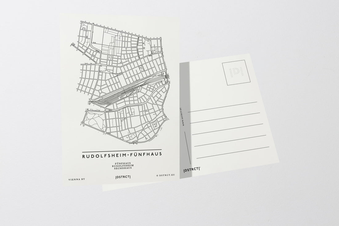 1150 Rudolfsheim Fünfhaus Bezirk Wien Postkarte postcard