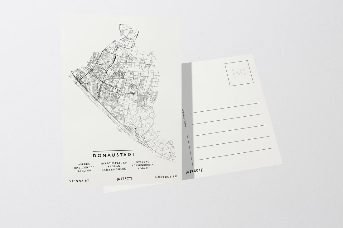 1220 Wien Bezirk Donaustadt Postkard Postkarte