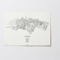 Liesing | 1230 | Wien | City Map Karte Plan Bild Print Poster Ohne Rahmen Unframed