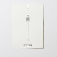 Wiener Donauturm | Wien | Illustration Zeichnung Bild PriWiener Stephansdom | Wien | Illustration Zeichnung Bild Print Poster Kunst Mit Rahmen Framednt Poster Kunst Ohne Rahmen Unframed