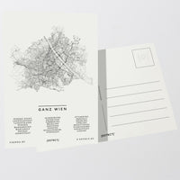 Ganz Wien Postkarte Minigrafik | Wien | Österreich