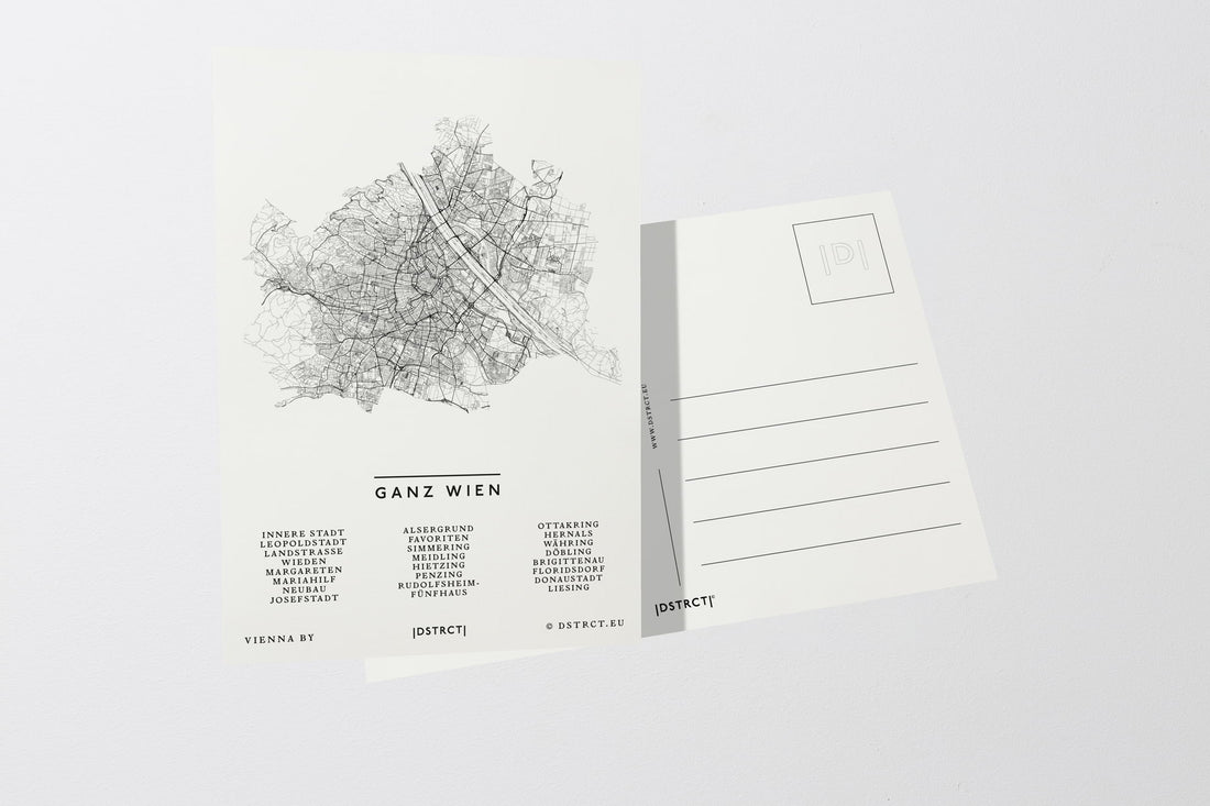 Ganz Wien Vienna Österreich Postkarte postcard